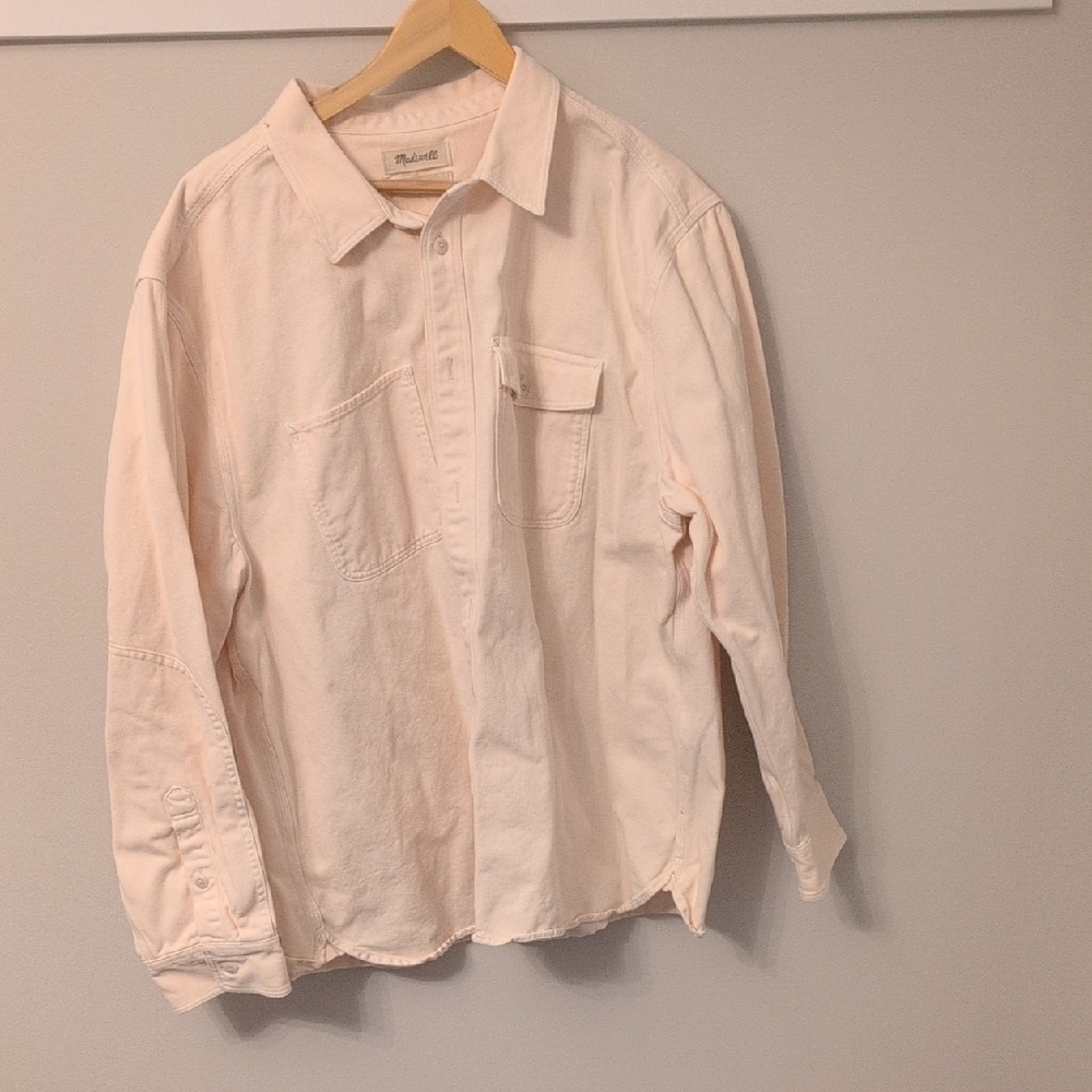 Madewell Cream Easy Fit Top XXL